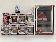 10 X FUNKOS VARIOUS MODELS INCLUDING JURASSIC PARK LOCATION 48B.