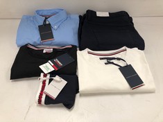 5 X TOMMY HILFIGER GARMENTS VARIOUS MODELS INCLUDING SHIRT SIZE S-LOCATION 45A.