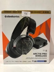 STEELSERIES ARCTIS PRO WIRELESS - DUAL WIRELESS GAMING HEADSET (2.4G AND BLUETOOTH) - DUAL BATTERY SYSTEM - BLACK - LOCATION 42C.