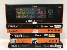 6 X KROM KEYBOARDS VARIOUS MODELS INCLUDING KABALA - LOCATION 34C.