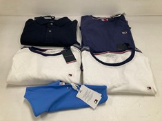 5 X TOMMY HILFIGER CLOTHING VARIOUS SIZES AND MODELS INCLUDING NAVY BLUE T-SHIRT SIZE S - LOCATION 42A.