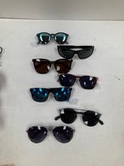 7 X POLAROID SUNGLASSES VARIOUS MODELS INCLUDING A ROUND BLACK SUNGLASSES - LOCATION 2C.