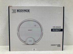 ROBOT HOOVER AND MOP BRAND ECOVACS MODEL DEENOT OZMO 900 WHITE - LOCATION 48C.