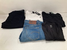 5 X RAW GARMENTS VARIOUS SIZES AND MODELS INCLUDING BLACK JEANS SIZE L32 - LOCATION 34A.