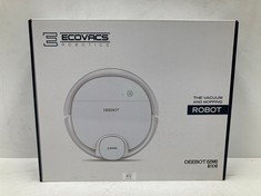 ROBOT HOOVER AND MOP BRAND ECOVACS MODEL DEENOT OZMO 900 WHITE - LOCATION 44C.