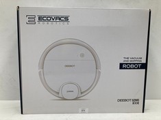 ROBOT HOOVER AND MOP BRAND ECOVACS MODEL DEENOT OZMO 900 WHITE - LOCATION 40C.