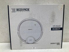 ROBOT HOOVER AND MOP BRAND ECOVACS MODEL DEENOT OZMO 900 WHITE - LOCATION 36C.