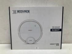 ROBOT HOOVER AND MOP BRAND ECOVACS MODEL DEENOT OZMO 900 WHITE - LOCATION 36C.