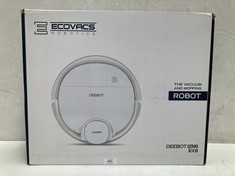 ROBOT HOOVER AND MOP BRAND ECOVACS MODEL DEENOT OZMO 900 WHITE - LOCATION 32C.