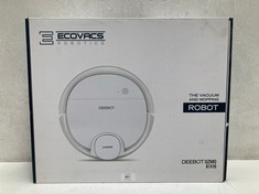 ROBOT HOOVER AND MOP BRAND ECOVACS MODEL DEENOT OZMO 900 WHITE - LOCATION 32C.