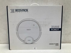 ROBOT HOOVER AND MOP BRAND ECOVACS MODEL DEENOT OZMO 900 WHITE - LOCATION 28C.