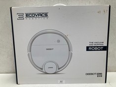 ROBOT HOOVER AND MOP BRAND ECOVACS MODEL DEENOT OZMO 900 WHITE - LOCATION 28C.