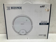 ROBOT HOOVER AND MOP BRAND ECOVACS MODEL DEENOT OZMO 900 WHITE - LOCATION 28C.