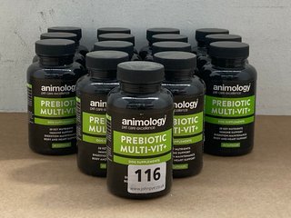 QTY OF ANIMOLOGY PREBIOTIC MULTI-VIT+ DOG SUPPLEMENTS - BBE 7/24: LOCATION - J8