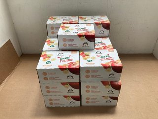 QTY OF MAMA BEAR ORGANIC APPLE, BANANA & STRAWBERRY POUCHES - BBE 12/9/24: LOCATION - J11