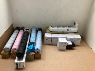 QTY OF ASSORTED INK CARTRIDGES TO INCLUDE KYOCERA TONER KIT IN BLACK: LOCATION - J13