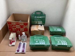 QTY OF ASSORTED MEDICAL ITEMS TO INCLUDE 4 X VALUE AID FIRST AID KITS: LOCATION - J13