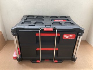 MILWAUKEE PACKOUT 2 DRAWER TOOL BOX - RRP £159.99: LOCATION - J13