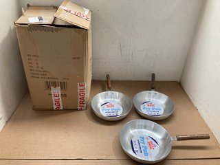 QTY OF SEVEN BROS 24CM FRYING PANS: LOCATION - J14