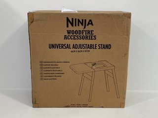 NINJA WOODFIRE UNIVERSAL ADJUSTABLE STAND - SIZE 66 X 86 X 107CM - RRP £149.99: LOCATION - FRONT BOOTH