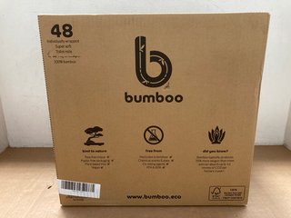 BOX OF BAMBOO 48 TOILET ROLLS: LOCATION - J18