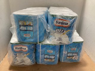 5 X PACK OF REGINA BLITZ HOUSEHOLD TRIPLE LAYERED PAPER TOWELS: LOCATION - J21