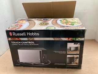 RUSSELL HOBBS TOUCH CONTROL COMPACT BLACK DIGITAL MICROWAVE: LOCATION - J22