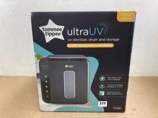 TOMMEE TIPPEE ULTRA UV STERILISER , DRYER AND STORAGE - RRP £100: LOCATION - I3