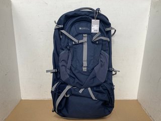 MOUNTAIN WAREHOUSE NEVIS EXTREME 65L BACKPACK IN NAVY: LOCATION - I7