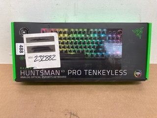 RAZER HUNTSMAN V3 PRO TEN KEYLESS ANALOG OPTICAL ESPORTS GAMING KEYBOARD: LOCATION - I9