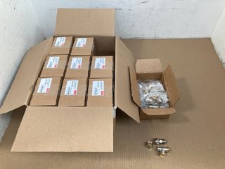 BOX OF DANFOSS RLV-D 10MM LOCKSHIELD VALVES: LOCATION - I11