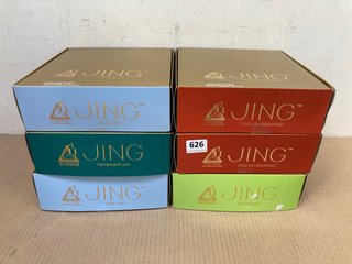 6 X BOXES OF ASSORTED JING WHOLE LEAF TEA BAGS TO INCLUDE EARL GREY - BBE 25/4/24: LOCATION - H16