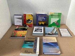 QTY OF ASSORTED BOOKS TO INCLUDE THE LITTLE ADSORPTION BOOK BY DIRAN BASMADJIAN: LOCATION - H8