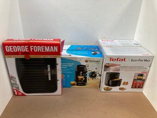 3 X ASSORTED KITCHEN ITEMS TO INCLUDE GEORGE FOREMAN LARGE FIT GRILL PLATE: LOCATION - H5