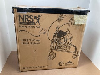 NRS HEALTHCARE 3 WHEEL STEEL ROLLATOR: LOCATION - H5