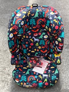 COSATTO NINJA 2 I-SIZE CAR SEAT IN D IS FOR DINO - RRP £100.00: LOCATION - H2