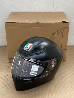 AGV K1 S FULL FACE MOTORCYCLE HELMET IN MATTE BLACK - RRP £159.99: LOCATION - H2