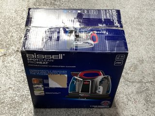 BISSELL SPOT CLEAN PRO HEAT PORTABLE CARPET & UPHOLSTERY CLEANER - RRP £140.00: LOCATION - H2