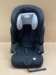 KINDERKRAFT GROUP 2/3 CAR SEAT IN BLACK/GREY: LOCATION - H2