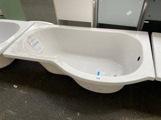 1500 X 850MM NTH RH B-SHAPED SHOWER BATH - RRP £307: LOCATION - A7