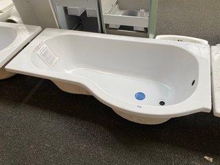 1700 X 850MM NTH RH P-SHAPED SHOWER BATH - RRP £319: LOCATION - A7