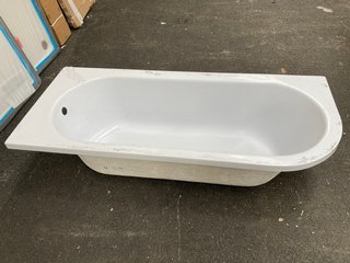 1700 X 720MM NTH LH J-SHAPED SPACE SAVER BATH - RRP £339: LOCATION - A8