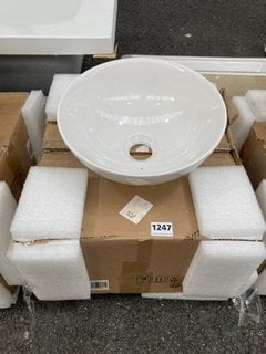 280MM DIAM CERAMIC VESSEL BASIN - RRP £90: LOCATION - A2