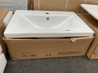 (COLLECTION ONLY) 610 X 400MM 1TH CERAMIC BASIN - RRP £220: LOCATION - A2