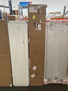 TRADITIONAL VERTICAL 6 X 3 COLUMN CAST IRON STYLE RADIATOR IN WHITE 1800 X 290MM - RRP £705: LOCATION - BACK RACK