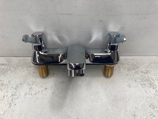 DECK MOUNTED LEVER ACTION BATH FILLER IN CHROME - RRP £245: LOCATION - R1