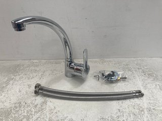 MONO KITCHEN SINK MIXER TAP IN CHROME WITH SWIVEL SPOUT - RRP £215: LOCATION - R1