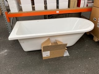 1710 X 780MM SINGLE ENDED FREESTANDING BATH WITH A SET OF CHROME CLAW & BALL FEET - RRP £1019: LOCATION - B2