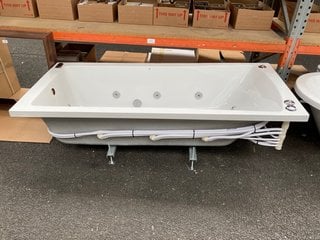 1800 X 800MM SINGLE ENDED NTH 23 JET SPA BATH WITH MOTOR & SWITCHES - RRP £1505: LOCATION - B4