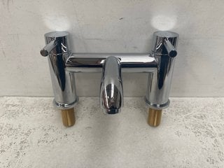 DECK MOUNTED BATH FILLER IN CHROME - RRP £290: LOCATION - R2